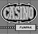 Casino FunPak title screen for GameBoy